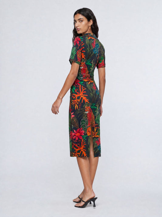 Zuri One-Shoulder Midi